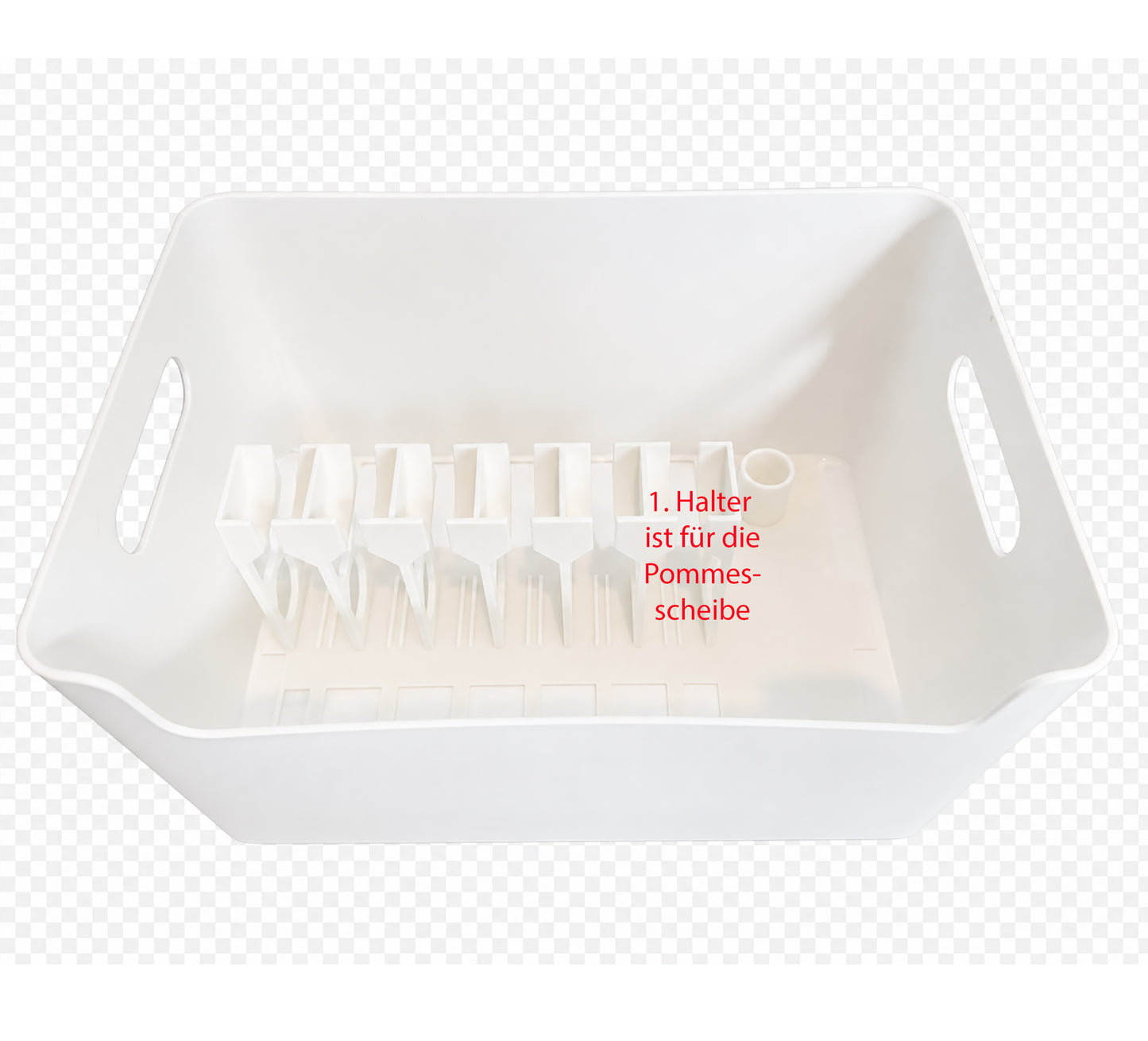 Bosch Cookit Scheibenhalter für 6 Scheiben inkl. Pommesscheibe