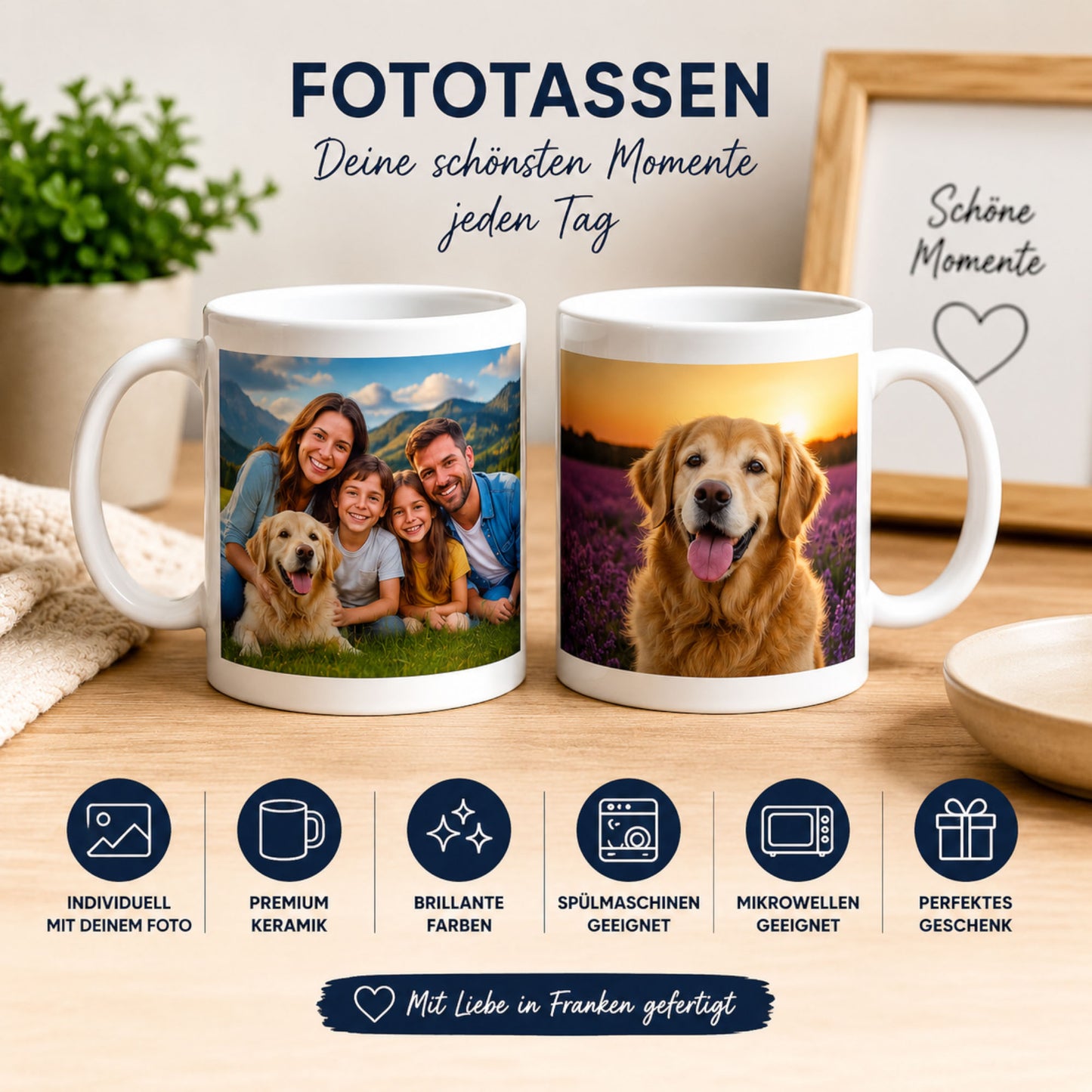 Personalisierte Fototasse – Deine schönsten Erinnerungen auf einer hochwertigen Keramiktasse