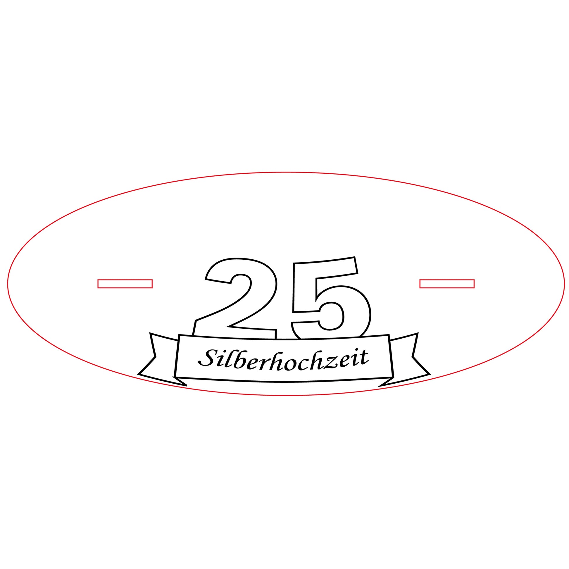 Sockel  für Lasergraviertes Unendlichkeitszeichen für Silberhochzeit