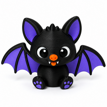 3D-gedruckte Halloween Fledermaus Figur aus PLA